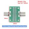 Type-C USB 3.1 24P Male to Female Adapter for Efficient Connectivity on PCB Board
