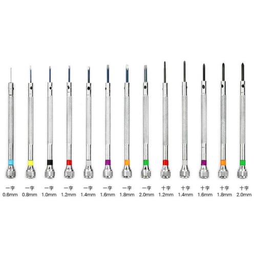 phalatina Eyeglasses, Watch Band, Equipment Repair Tool, Small Phillips and Flathead Precision Screwdrivers for Assembly, Detailed Model Building, PCs