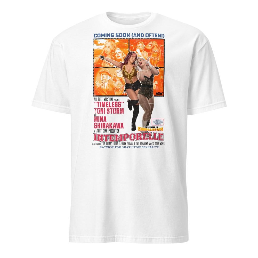 Mina Shirakawa amp; Toni Storm Intemporelle Official AEW TShirt Unisex T-Shirt XXL
