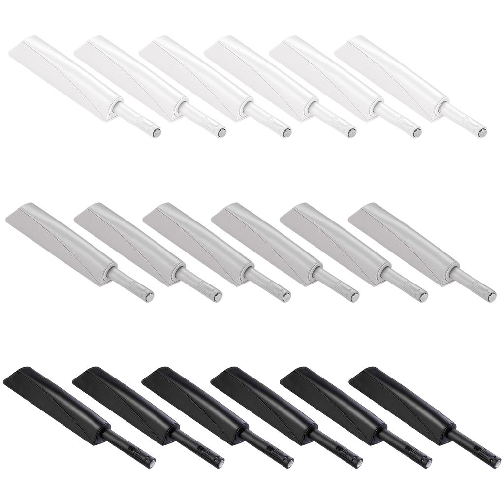 6Pcs Soft Close Door Damper Cabinet Rebounder Dampers Buffers Magnetic Press Rebound Device for Kitchen Cabinet Drawer