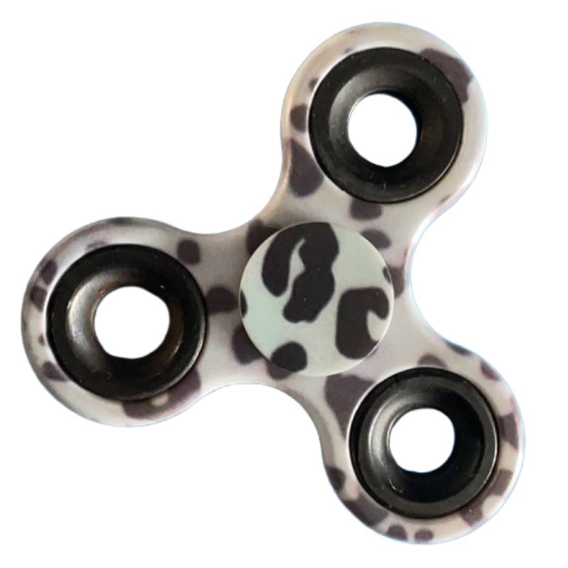 

Фінгер спінер для зняття стресу, гіроскоп, сплав металу, дитяча ручна іграшка, подарунок BlackWhite