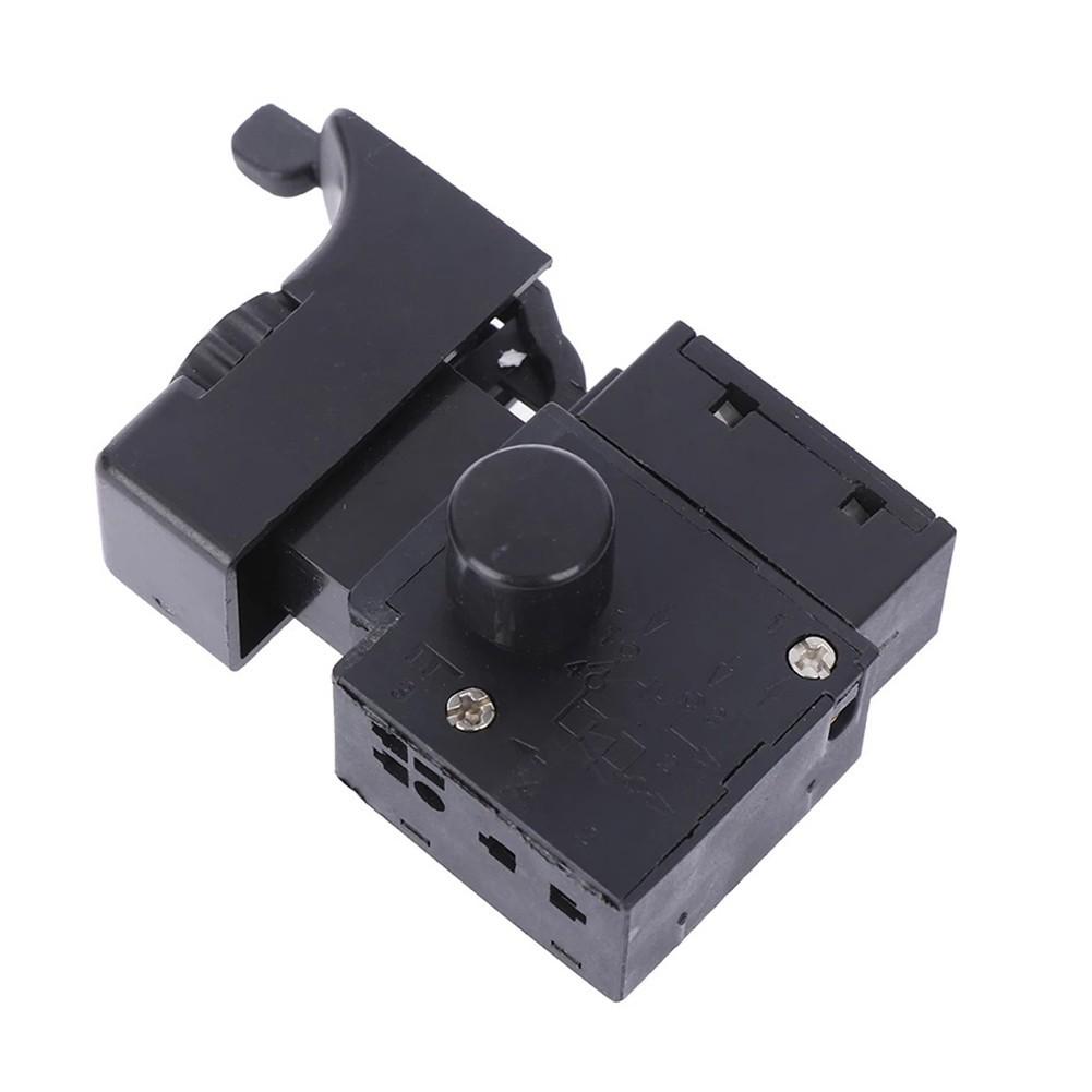FA2-6/1BEK Black 6A 250V Electric Drill Speed Control Trigger Button Switch