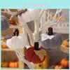 Luxurious Orange Knitted Pumpkin Decorations For Thanksgiving Festive Display And Home Decor