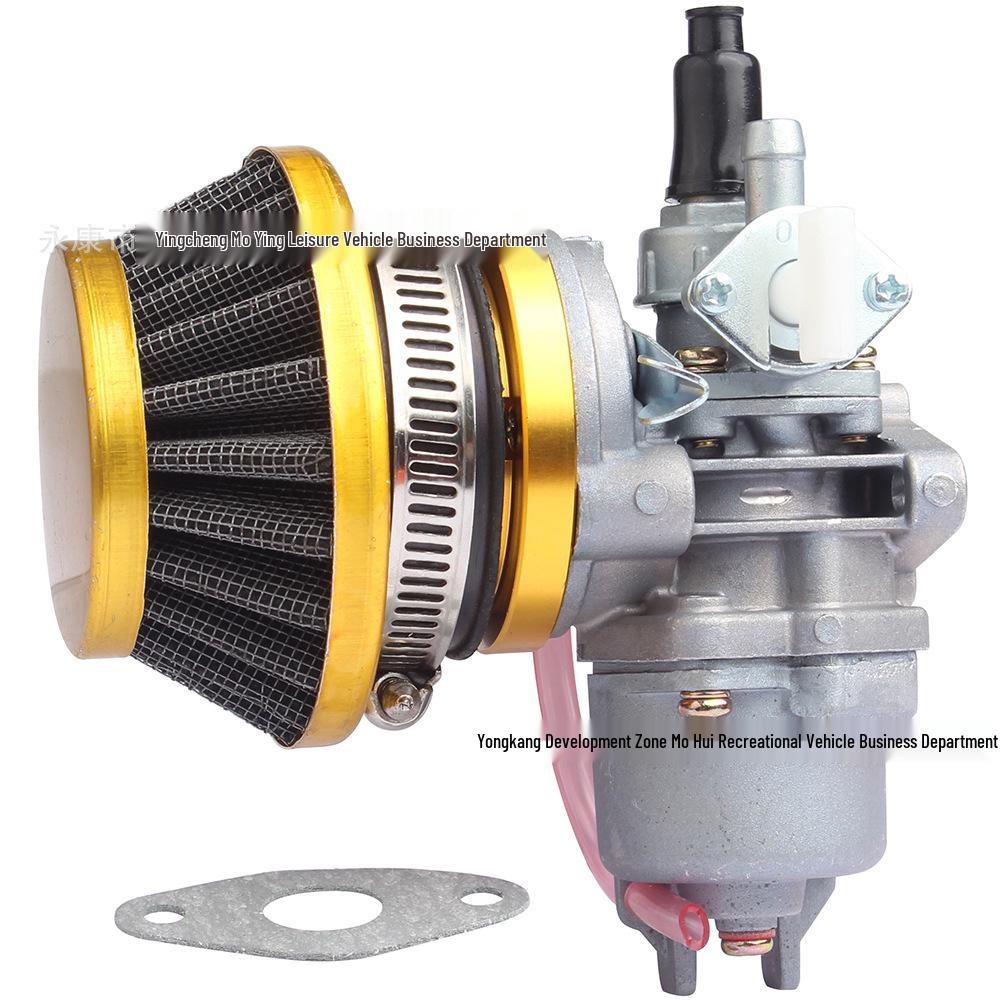 

Mini Off-Road ATV 47/49CC Carburetor Kit: Air Filter, Gasket, CNC Intake Motorcycle Carburetor