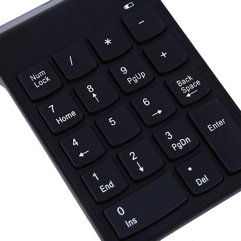 Wireless Number Pad Numeric Keypad 18 Key Digital Keyboard For Laptop