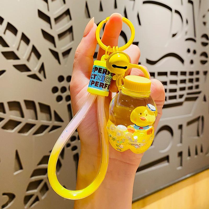 

Животное Акриловый Брелок в виде Бутылки Колы Восхитительный Мультяшный Шарм Для Сумок Ключей И Duck