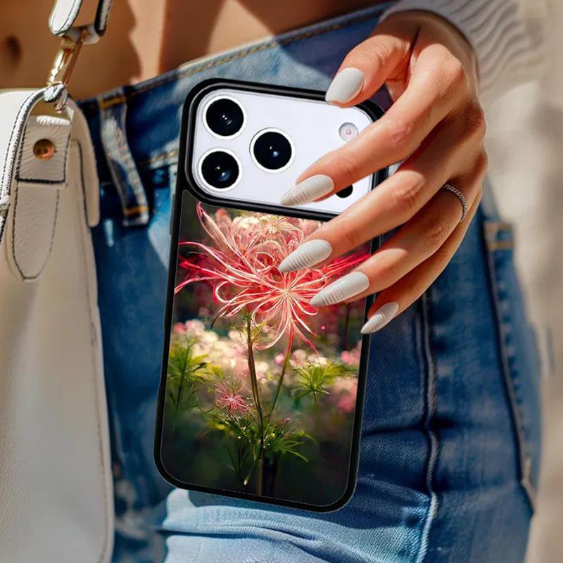 Lycoris radiata flower Phone Case For iPhone 17 Air 14 15 13 12 Max Cover For Apple 16e 11 Pro Max Plus Coque