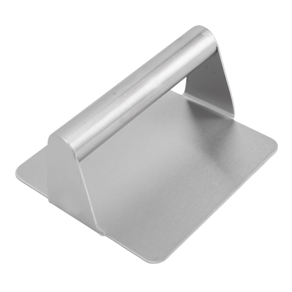 Hamburger Press Stainless Steel Manual Multifunctional Easy to Clean Burger Press for Bacon Steak Square