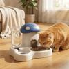 2 in 1 Mushroom Pet Automatic Feeder Large Capacity Cat Water Dispenser  Multi-Pet Household