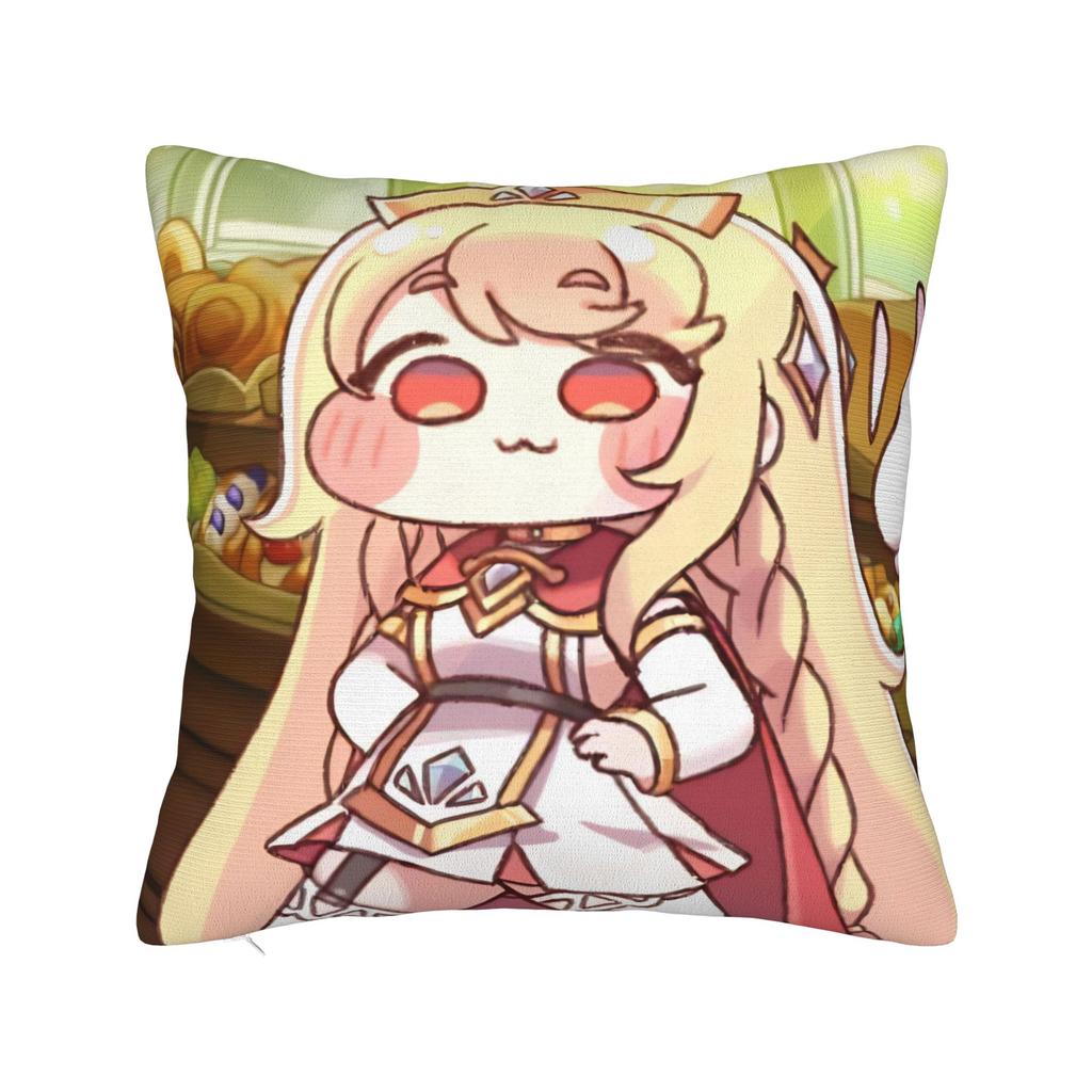 Decorative Pillow Cover Trickcal CChibi Go Games Merchandise Living Room Throw Pillow Case Cover Square Multiple Sizes
