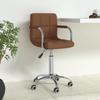 Day and Night - Day and Night Brown Fabric Swivel Office Chair