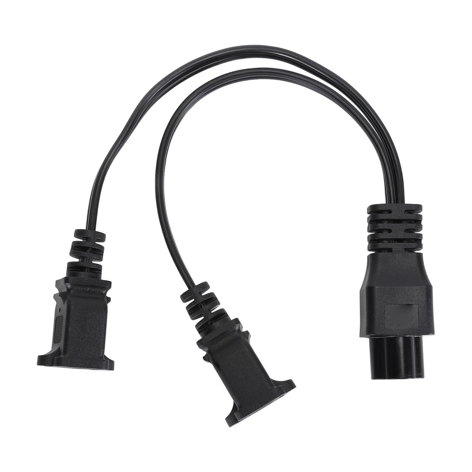 

Кабель питания IEC320 C6 Male to NEMA 1 15R Y-образный разветвитель для ноутбука, лампы, динамика, принтера