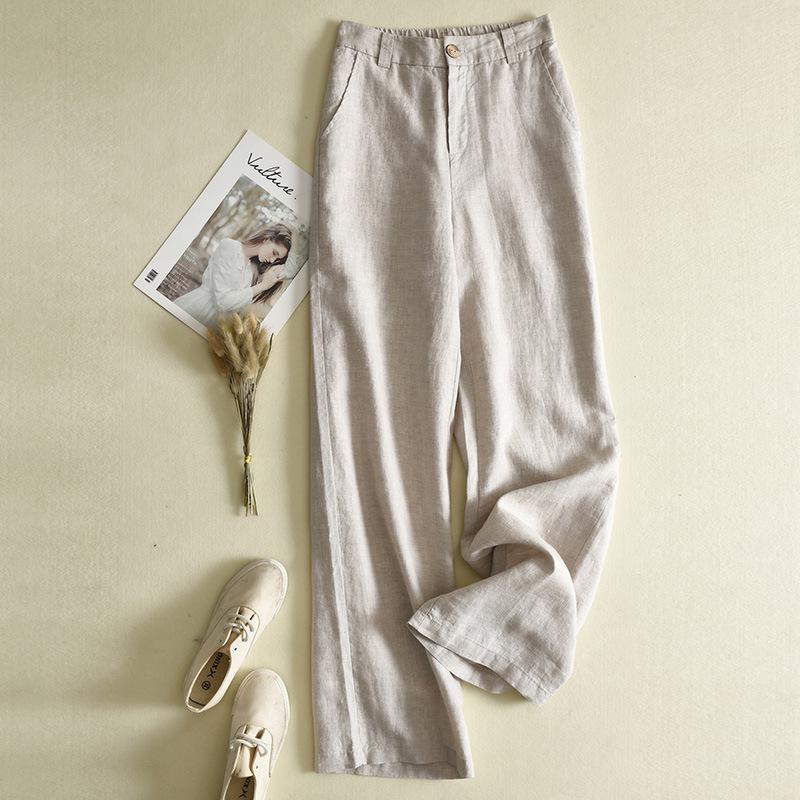 2024 Summer Lightweight Cotton Linen V-Neck Blouse - Zen Style, Plus Size, Mid-Sleeve, Comfortable, White Shirt