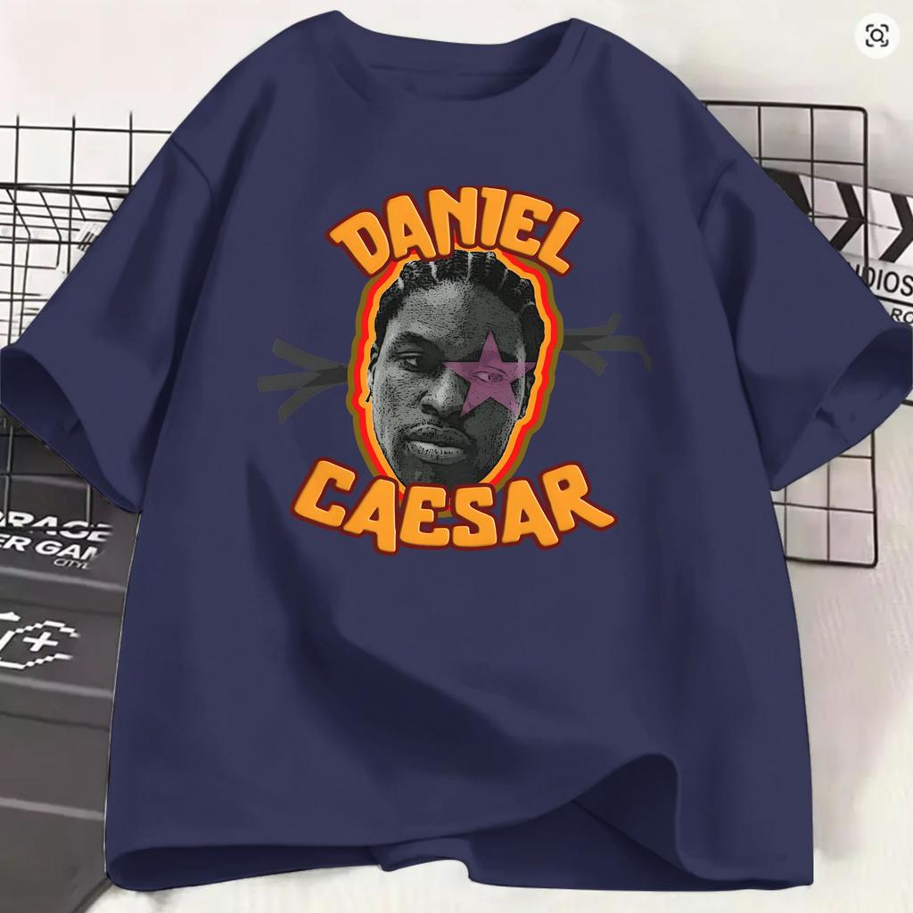 Unisexs TShirts Daniel Caesar Casual Cotton Tee Shirt Short Sleeve Singer T Shirt Crewneck Clothes New Arrival