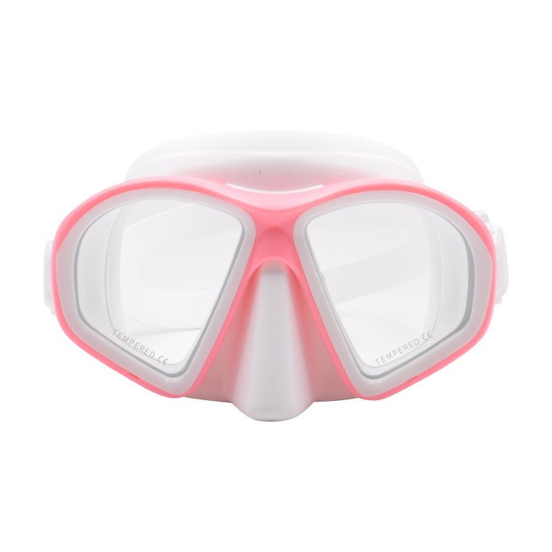 New Large-frame high-definition silicone diving goggles snorkeling set Tempered glass swimming goggles and snorkeling equipment