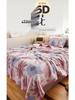 Flannel Snowflake Quilt & Blanket for Sofa or Bed
