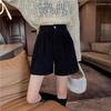 2024 Women's Autumn/Winter Corduroy A-line Shorts: Loose, Slimming Wide-Leg Design for Casual Wear with Boots.