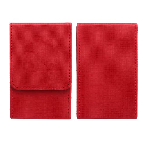 Portable Tarot Card Storage Case, Tarot Storage Box, Tarot Card Holder, PU Leather, Card Protection, Tarot Tool, Travel (Red)