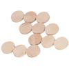 50Pcs Round Wood Coins 1.2 Inch Unfinished Natural Durable Wood Multi Purpose Wooden Circles for Painting Coloring DIY