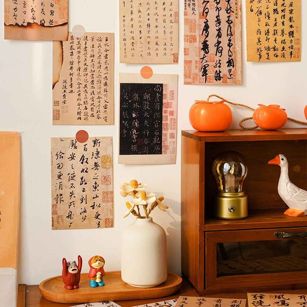 30 Sheets Antique Style Chinese Wall Collage Kit Decorative Card  Home Decorations