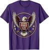 Born Free Stay Free Red White Blue Patriotic Design Unisex T-Shirt