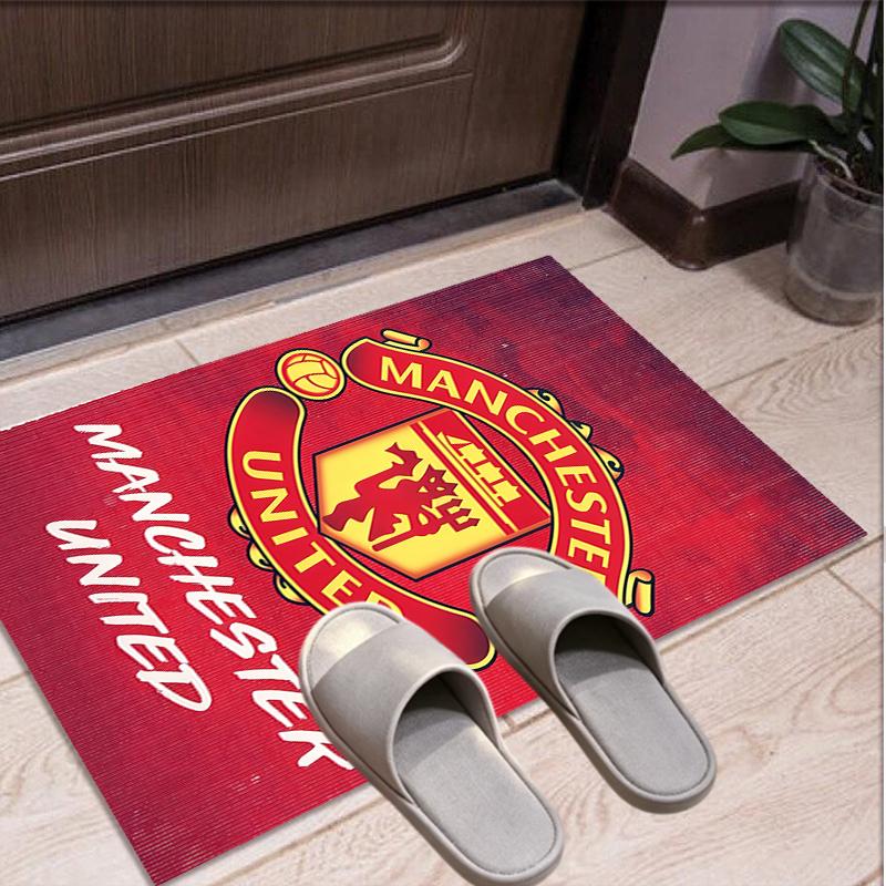 Manchester United F.C Pattern Rug, Indoor/Outdoor Mat, for Picnic, Gameroom, Bedroom, Office, Living Room, Home Decor Carpet, Birthday Gift