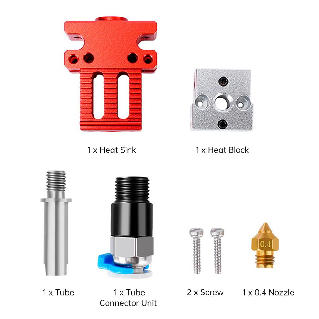 CR-6 SE Hotend Kit All Metal Design Compatible with Creality CR6 SE/ Ender-3 Series 3D Printers