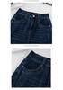 2026 Spring Plus Size High Waist Jeans for Women - Slimming Elastic Waist Straight & Wide Leg Pants.
