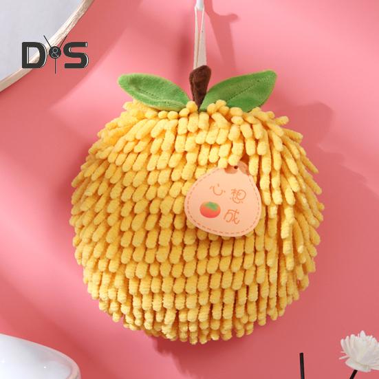 Chenille-Handtuch mit Aufhängeschlaufe, stark wasserabsorbierend, weiche, superfeine Fasern, verdickter Lappen, schmutzabweisend, wiederverwendbar, für die Reinigung von Küche und Bad