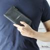 [Revetta] Stingray Leather Long Wallet, YKK Zipper, Black Interior, Galusha Leather, Stingray, Black, Men's & Women's, Genuine Leather [192stw-1]