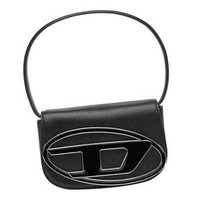 Trendige Leichte Schwarze PU-Leder Damen Schultertasche Clutch Geldbörse