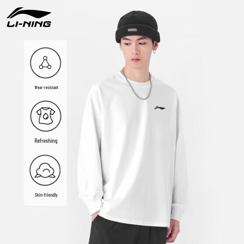 LI-NING Unisex Casual Pullover Sport Sweatshirt