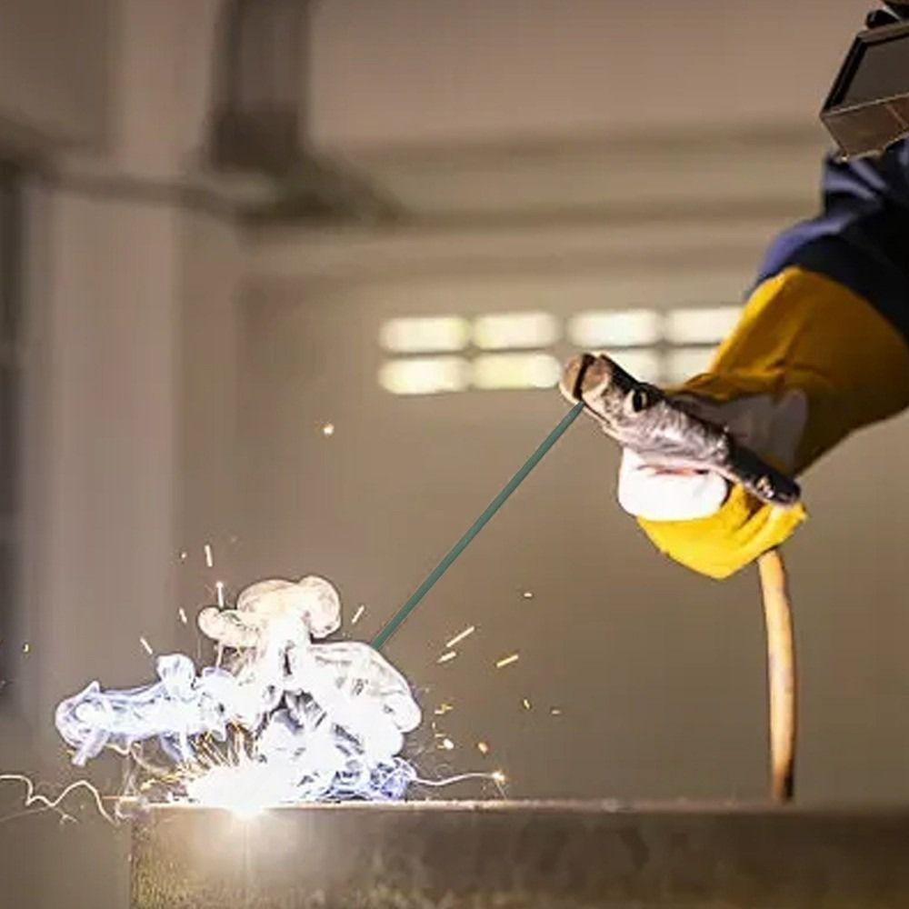 Color Steel Tiles Green Skin Welding Rod Low Melting Quick Welding Rod  for Galvanized Pipe Repair