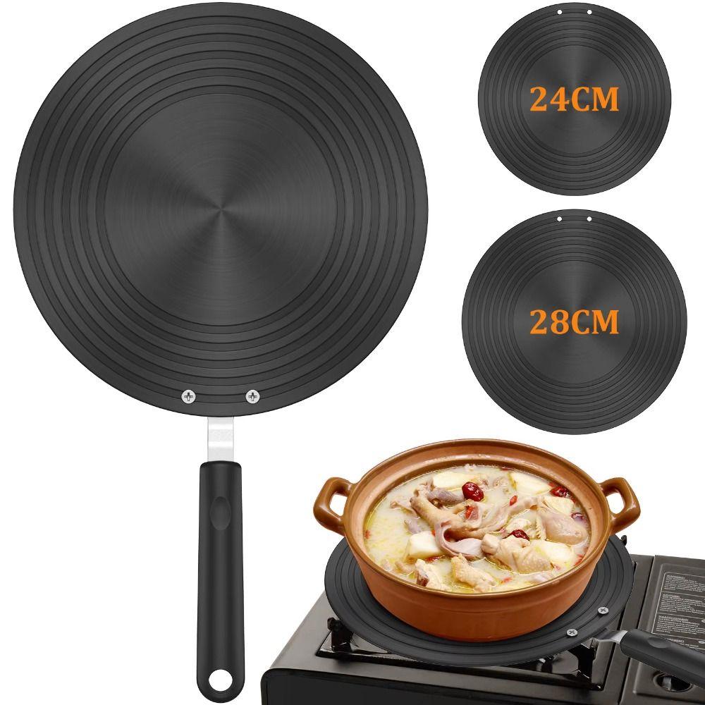 24cm/28cm Stove Heat Diffuser Aluminium Zinc Zinc Alloy Thawing Tray Induction Adapter Board  Electric Cooker