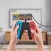 Switch Charging Compatible with Nintendo Switch OLED with White Joy-Con Grip, V-Shaped, & Models, Indicator,