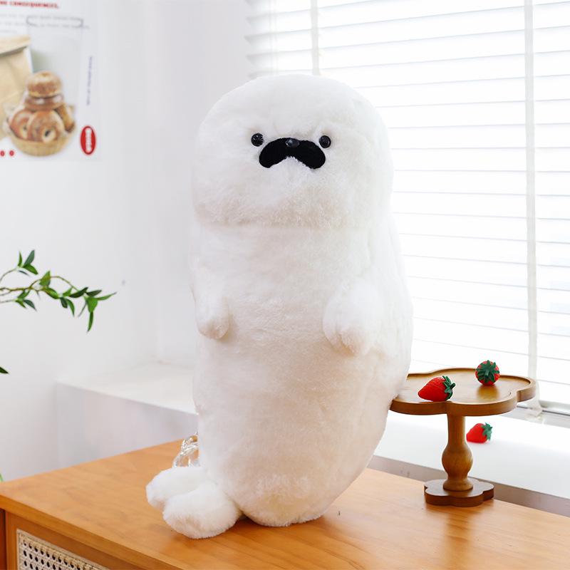Super Soft Large Sea Otter Plush Pillow - Cute Bed Backrest & Sleeping Toy