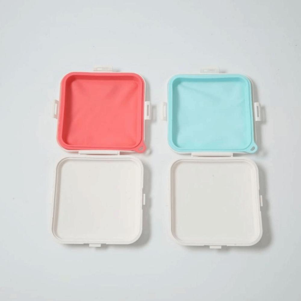 Household Sandwich Storage Box Portable Lunch Food Container Sandwich Holder Kitchen Supplies