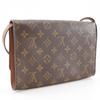 Louis Vuitton Bordeaux 24 Shoulder Bag M51798 Vintage 2-way Clutch Brown Monogram Canvas Women Used