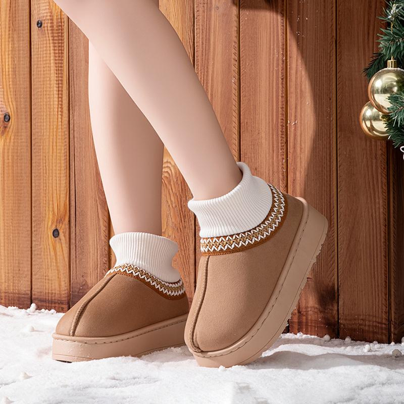 Winter Plush Ankle Boots Female Casual Women's Slippers Home Fluffy Luxury Designer Woman Shoes Indoor Fuzzy Fur Snow Booties
