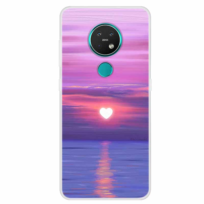 Per Custodia Nokia 7.2 Nokia 6.2 Lusso Silicone TPU Morbida Cover Posteriore Custodia Telefono Per Nokia 7.2 Funda TA-1193 TA-1178 Cartone Animato Coque