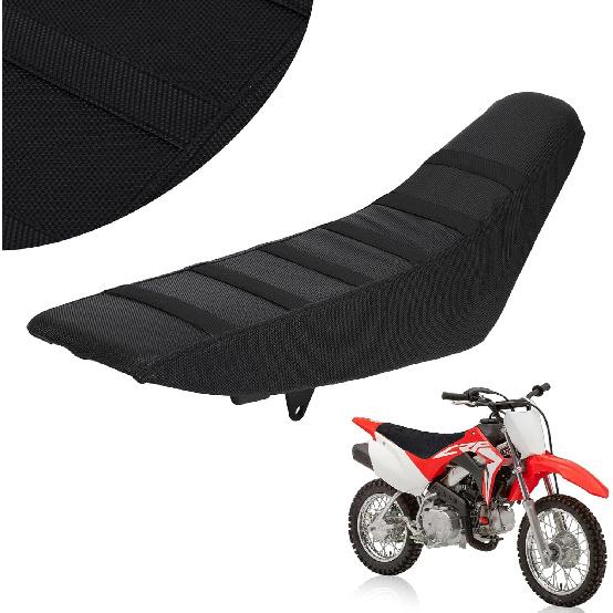 Dirt Bike Seat Cover Universal for CRF XR RM KX KLX TTR PW Hawk 250 Yozma In10 SSR Apollo RFZ TAO TAO Thumpstar 50cc - 450cc Dirt Pit Bike Black чёрный