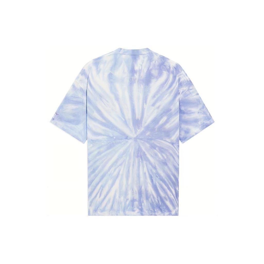 Li Ning x Disney T Shirt Unisex Light Blue Purple Tie Dye AHSS249-3