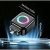 Smart Auto Stop Charging Adapter with Protective Memory Silicone Padding 140w Fast Charging Station Battery Protection Adapter