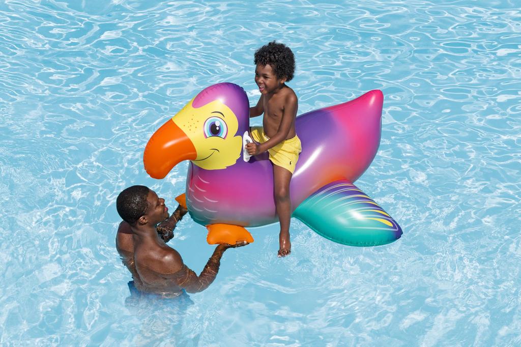 Bestway 127 x 112cm Dandy Dodo Float (Dodo Bird Float) for the Sea, Pool, and Water Play 41504