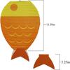 Lanterna di Carta Portafortuna a Forma di Pesce Carino per Matrimonio Decorazione con Luce di Candela Forniture per Feste