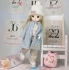 Autumn Winter 1/6 BJD Doll Clothes Only Clothing Cute 30CM Doll Outfit Set for Potato Dolls