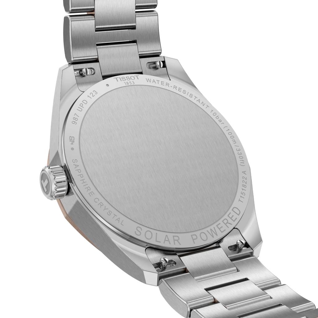 Tissot Stainless Steel White Mother of Pearl Dial Men's Fashion Watch T151.822.22.111.00