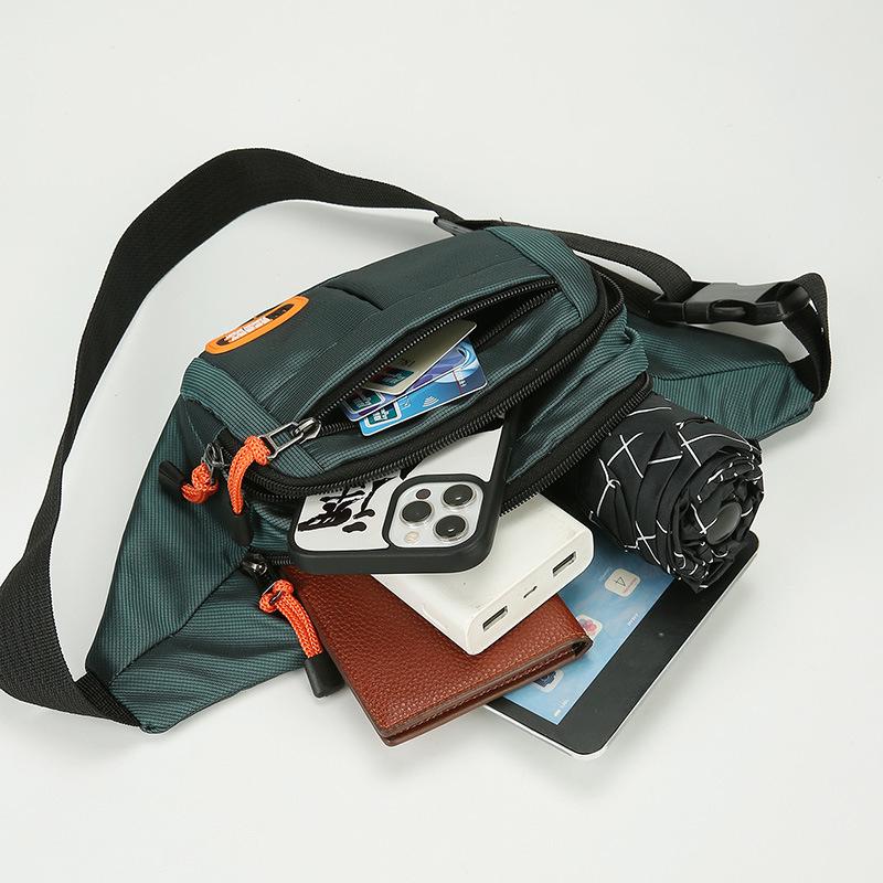 Unisex Multifunctional Waterproof Waist Bag: Large Capacity for Outdoor, Business, Money, and Phone.