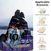 Messi 175 Customize Your Name Blanket Throw Personalized Blanket Warmthful Decor Suitable for Couch Nap Bed Sofa Four Seasons Universal