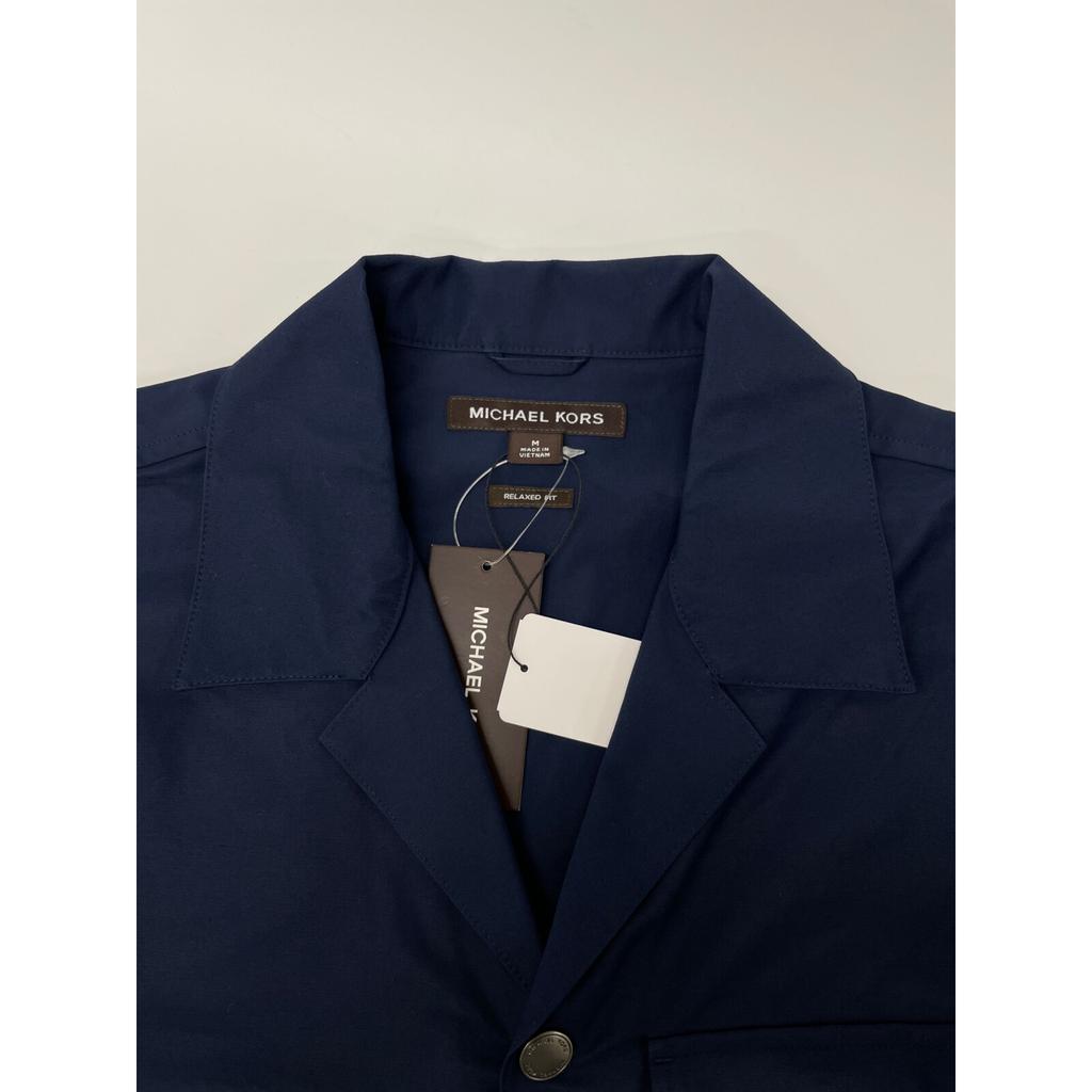 MICHAEL KORS OS4407MDNK Navy Coach Jacket Jacket M NavyUsed